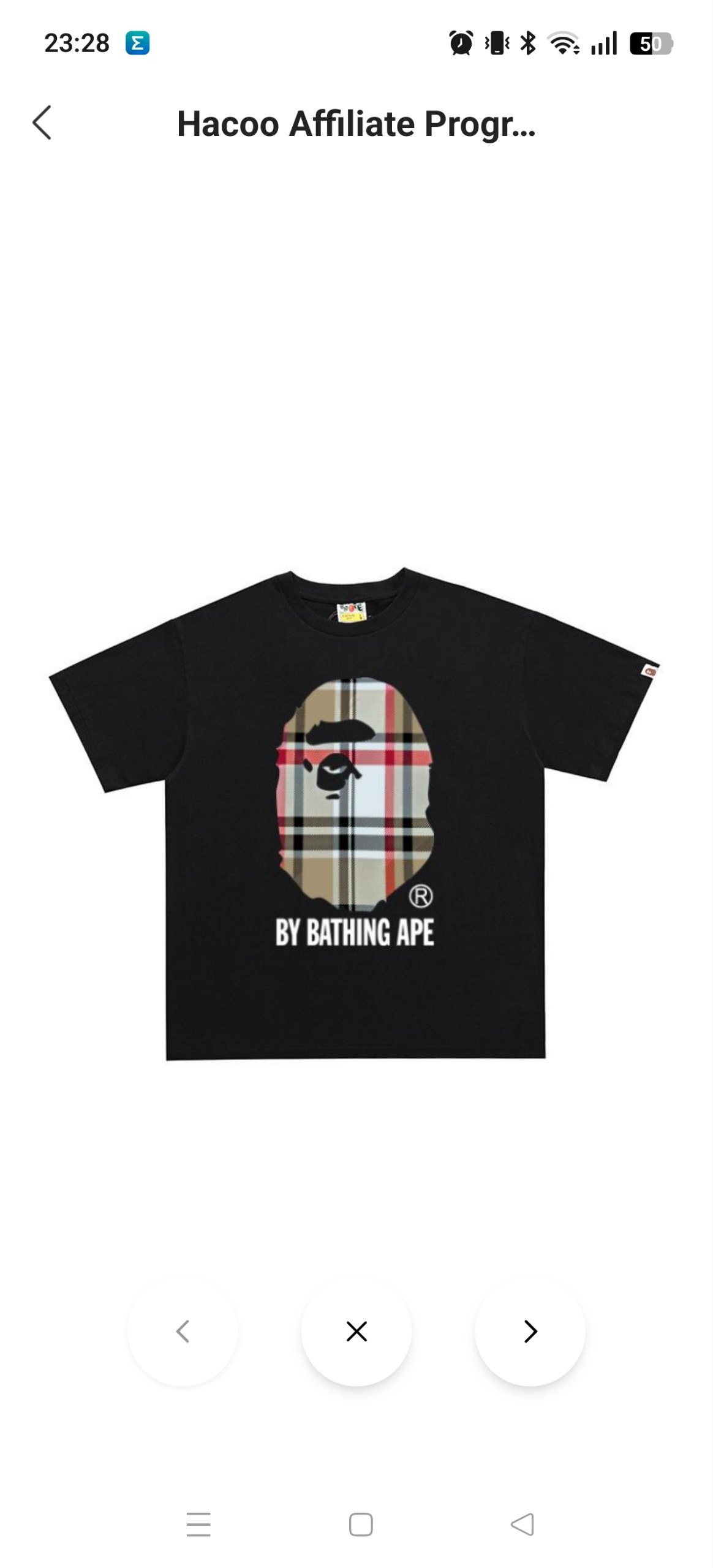 Camiseta Bape ✨