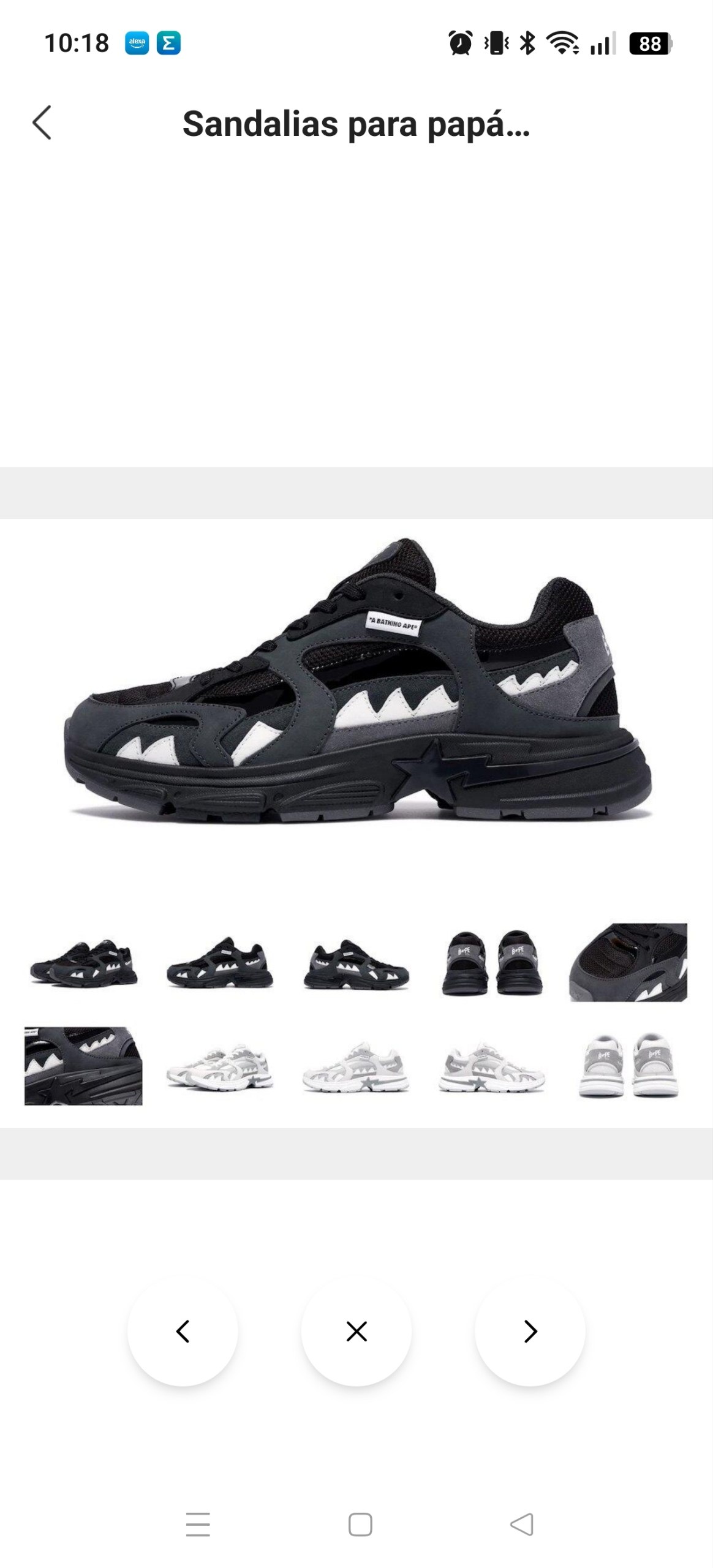Zapatillas Bape ✨