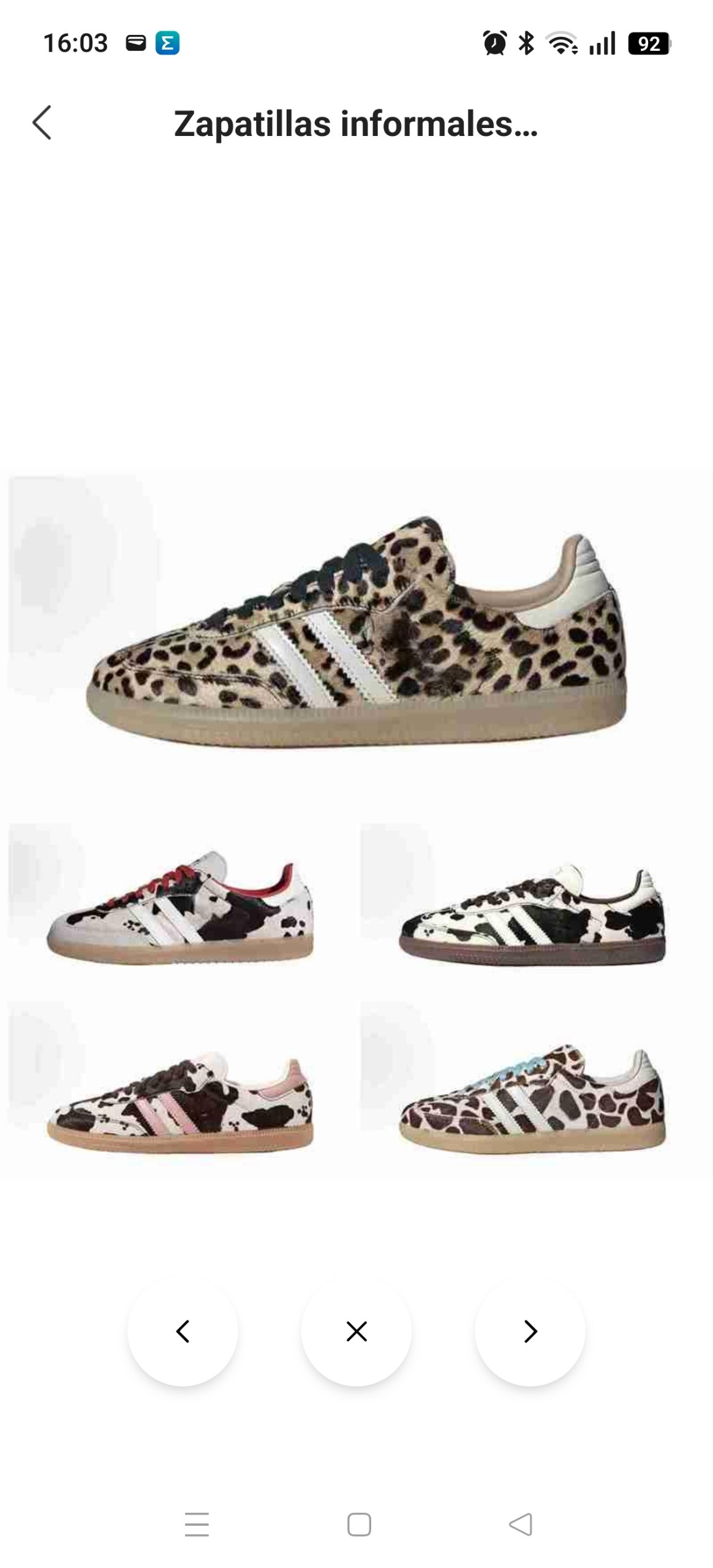 Zapatillas Adidas Samba Animal Print ✨