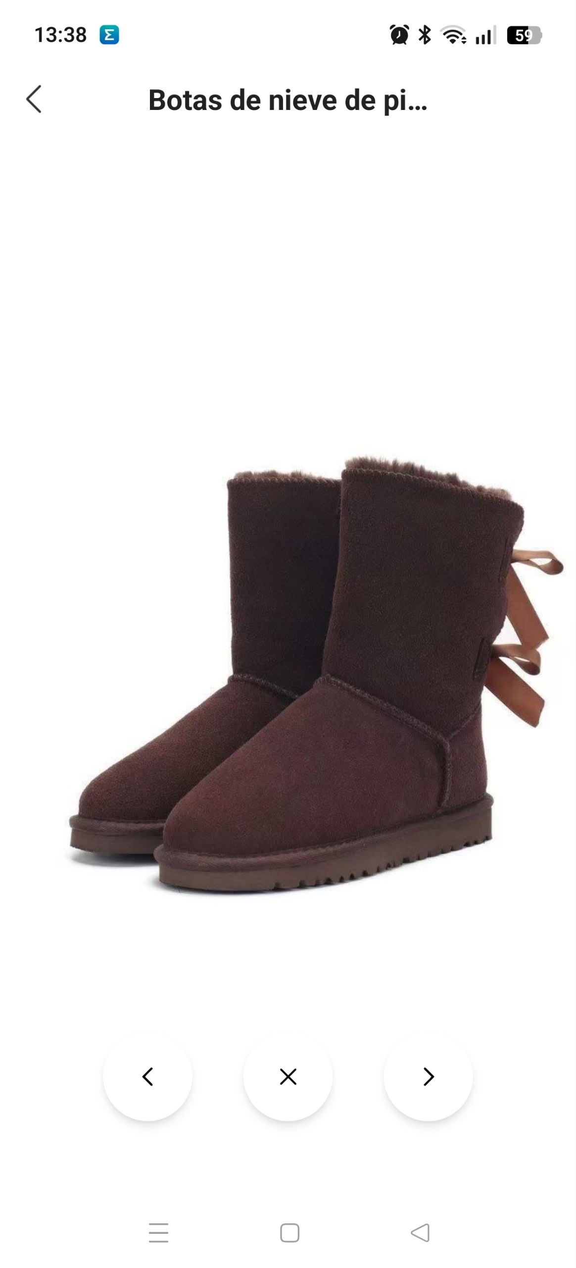 Bota lazos Ugg 49.19€‼ ✨