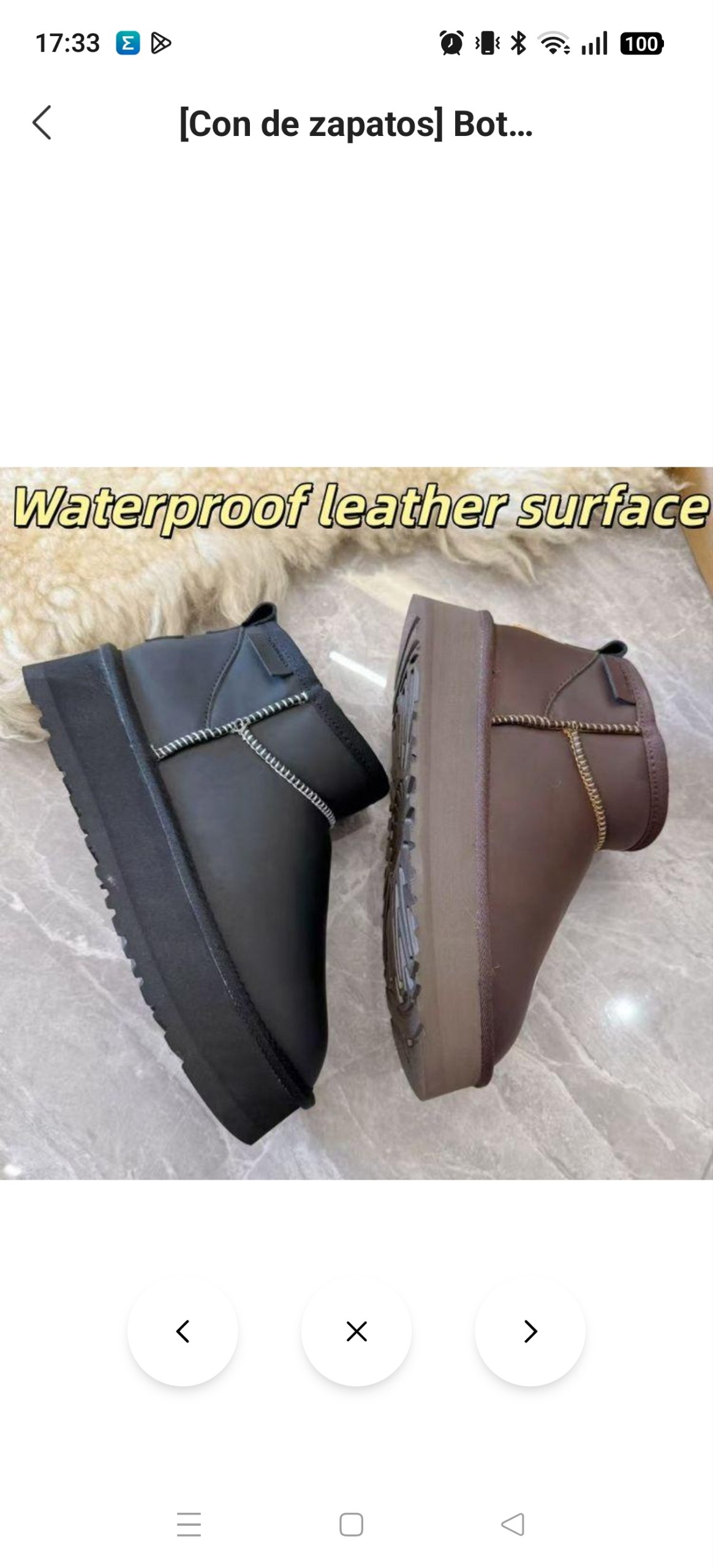 Botas Ugg Waterproof ✨