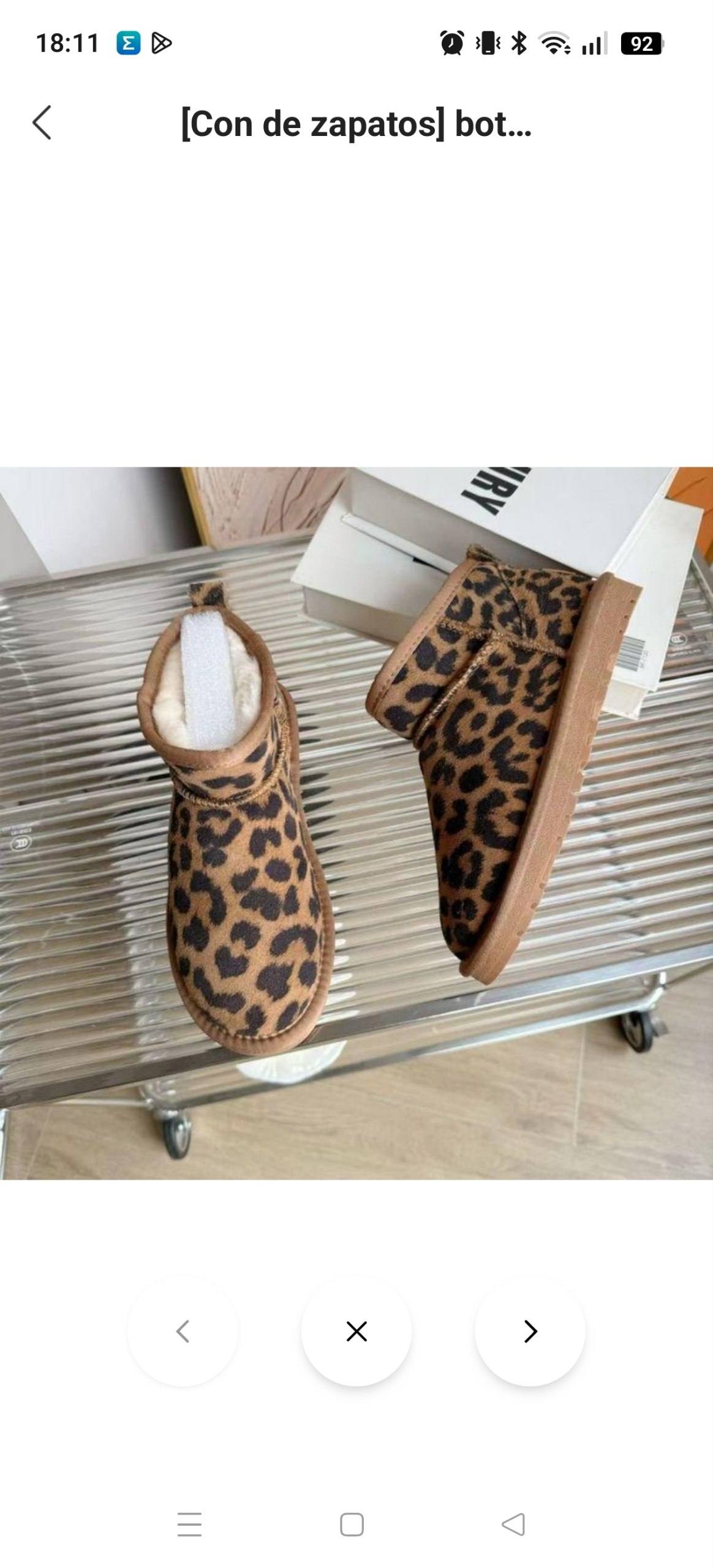 Bota leopardo Ugg 22.72€‼ ✨