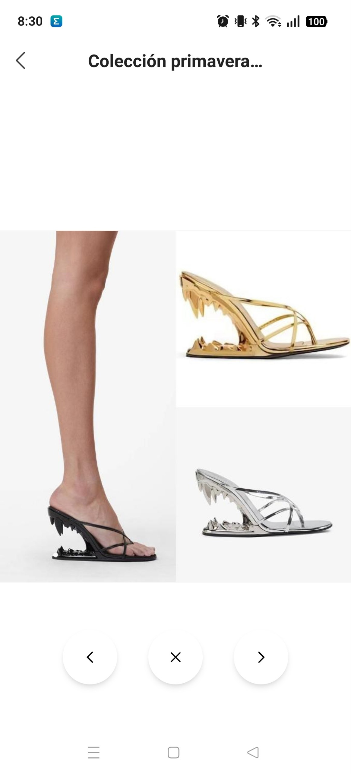 Sandalias dupe Morso GCDS ✨
