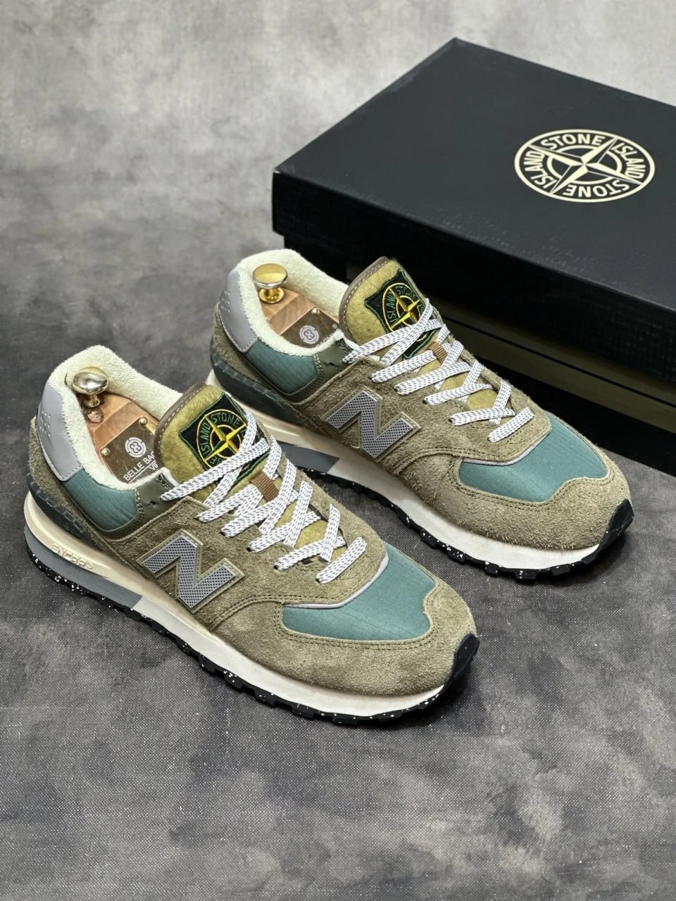 Zapatillas Stone Island x New Balance 574 | Yepexpress ✨