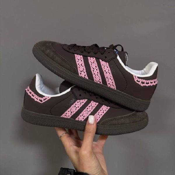 Adidxs samba OG encaje rosa ✨