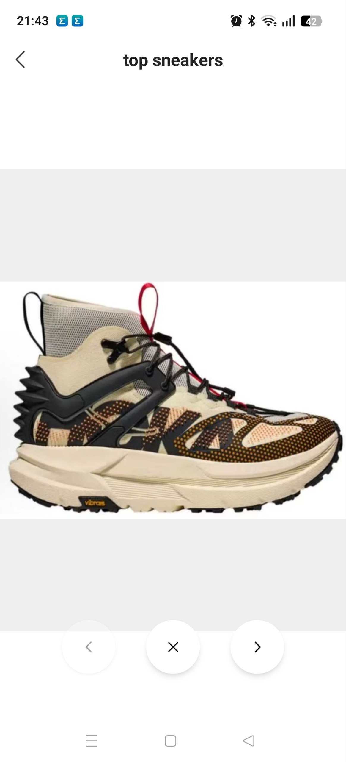 Botas Hoka Mafate Hike ✨