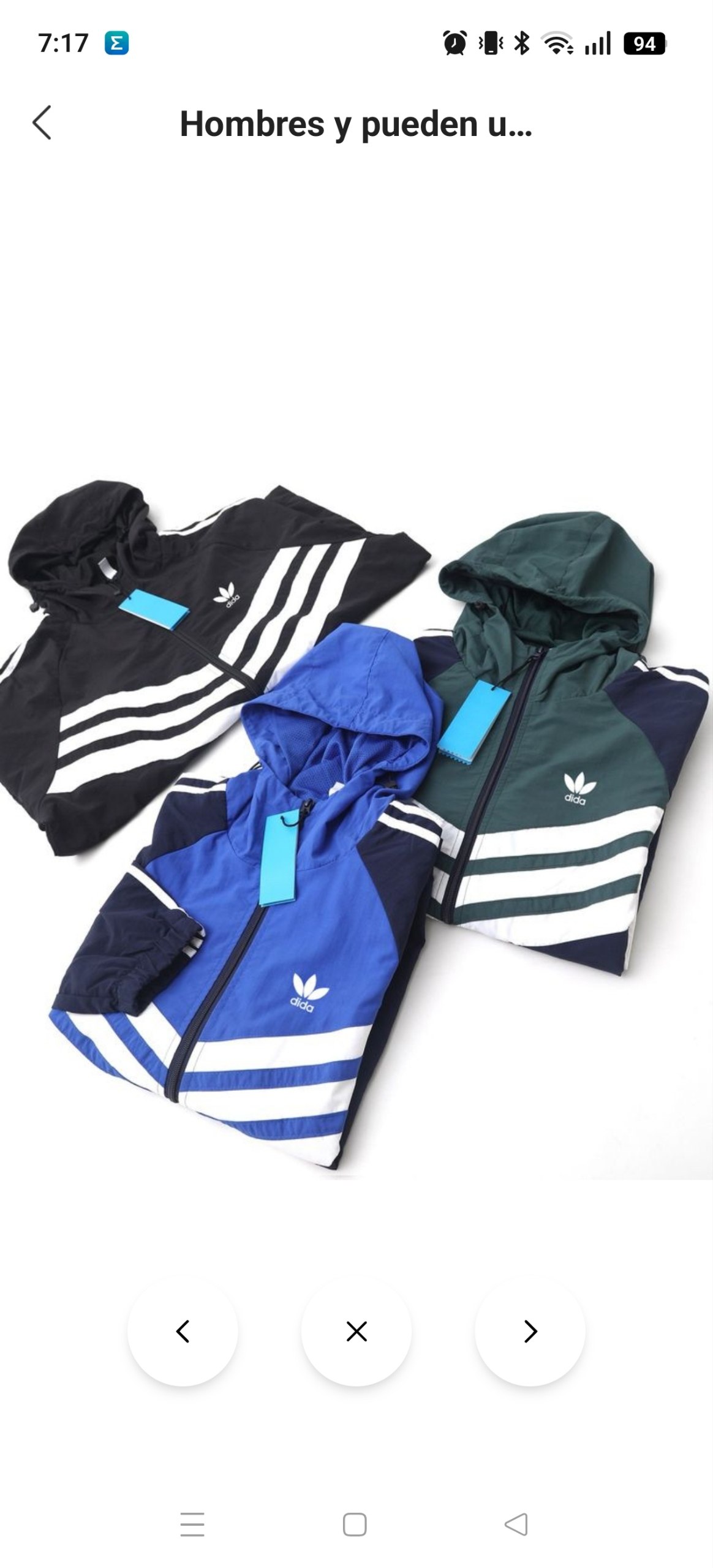 Chaqueta deportiva Adidas 43.48€‼ ✨