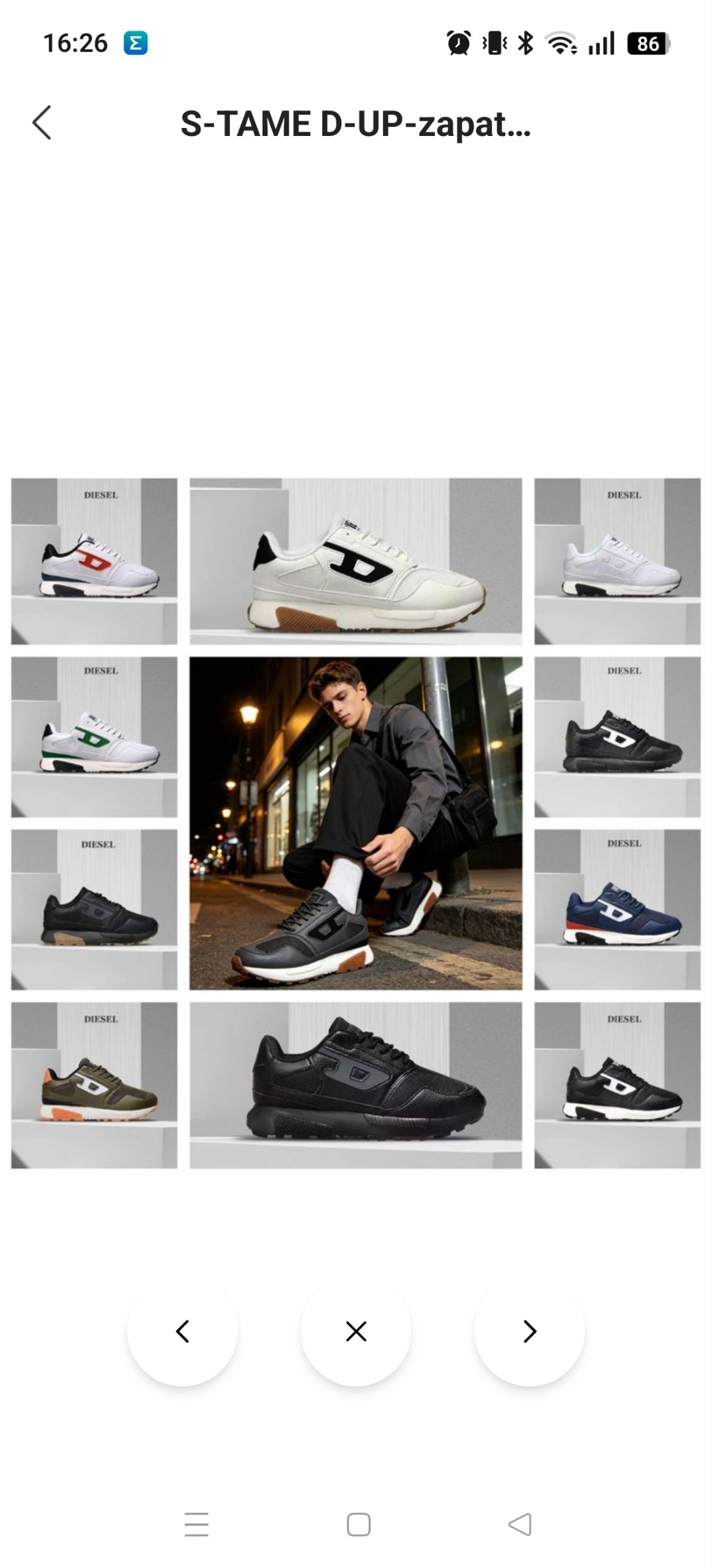 Zapatillas Diesel 36.60€‼ ✨