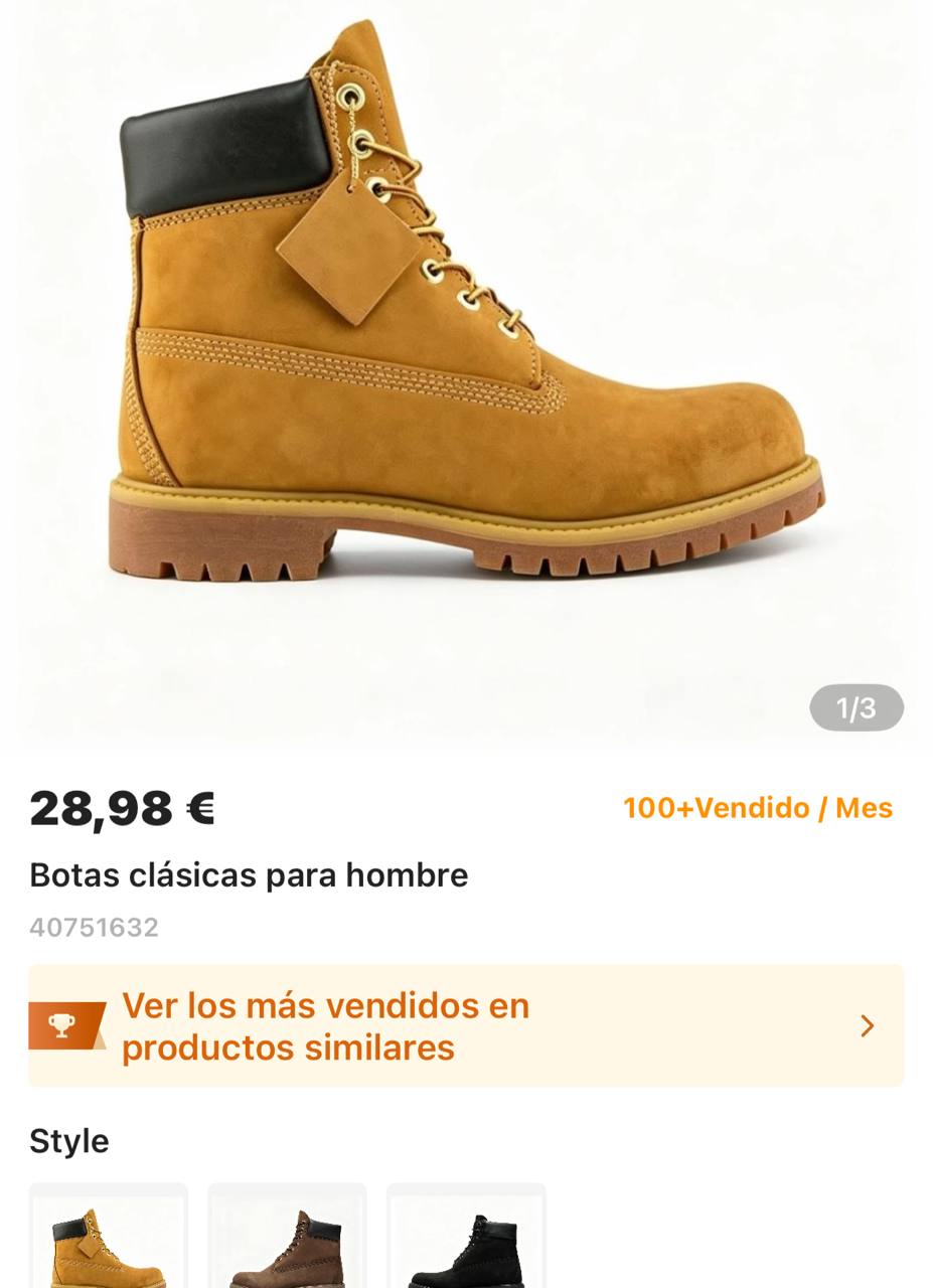 Bota Timberland ✨