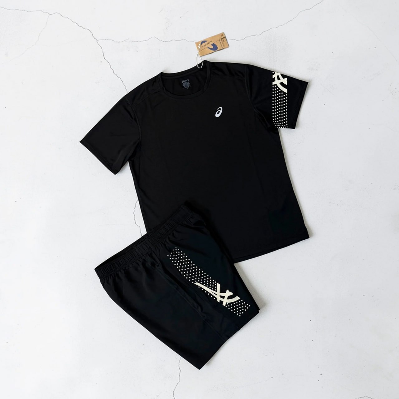 Conjunto Corto Asics Running 👕 ✨