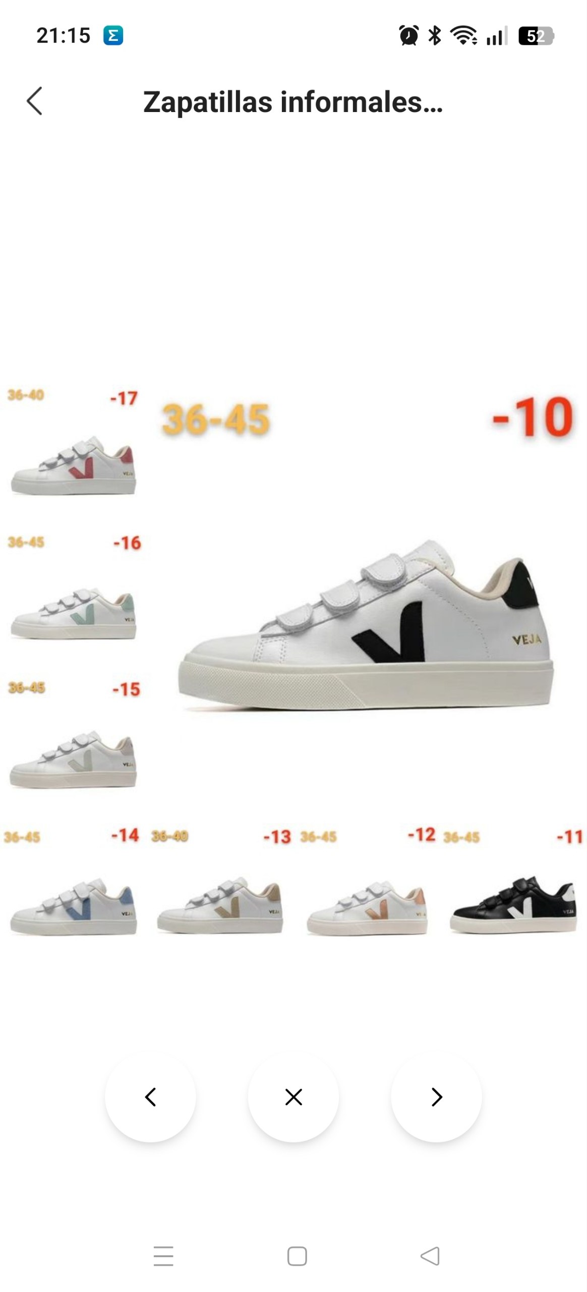 Zapatillas con velcro Veja Recife 29.98€‼ ✨