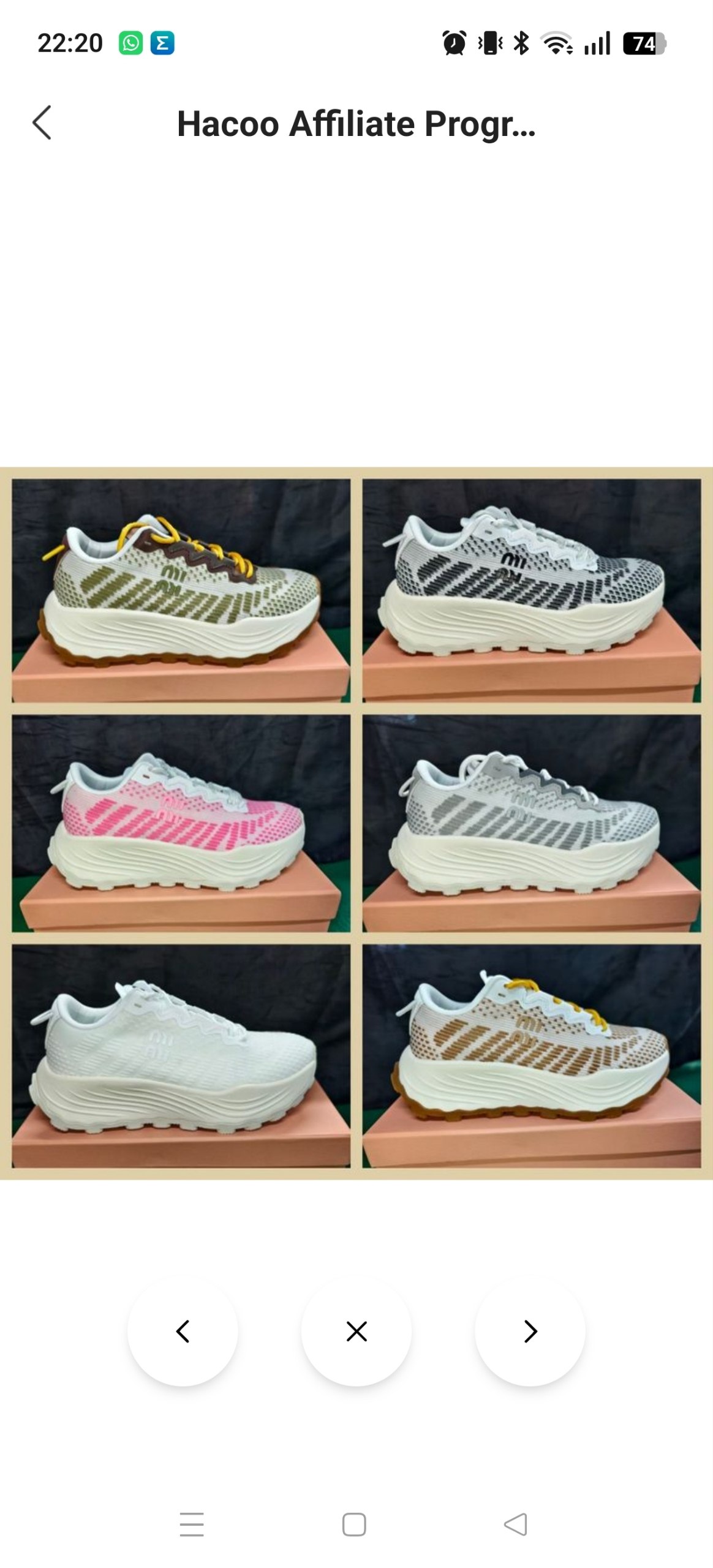 Zapatillas Miu Miu Energy Tech ✨