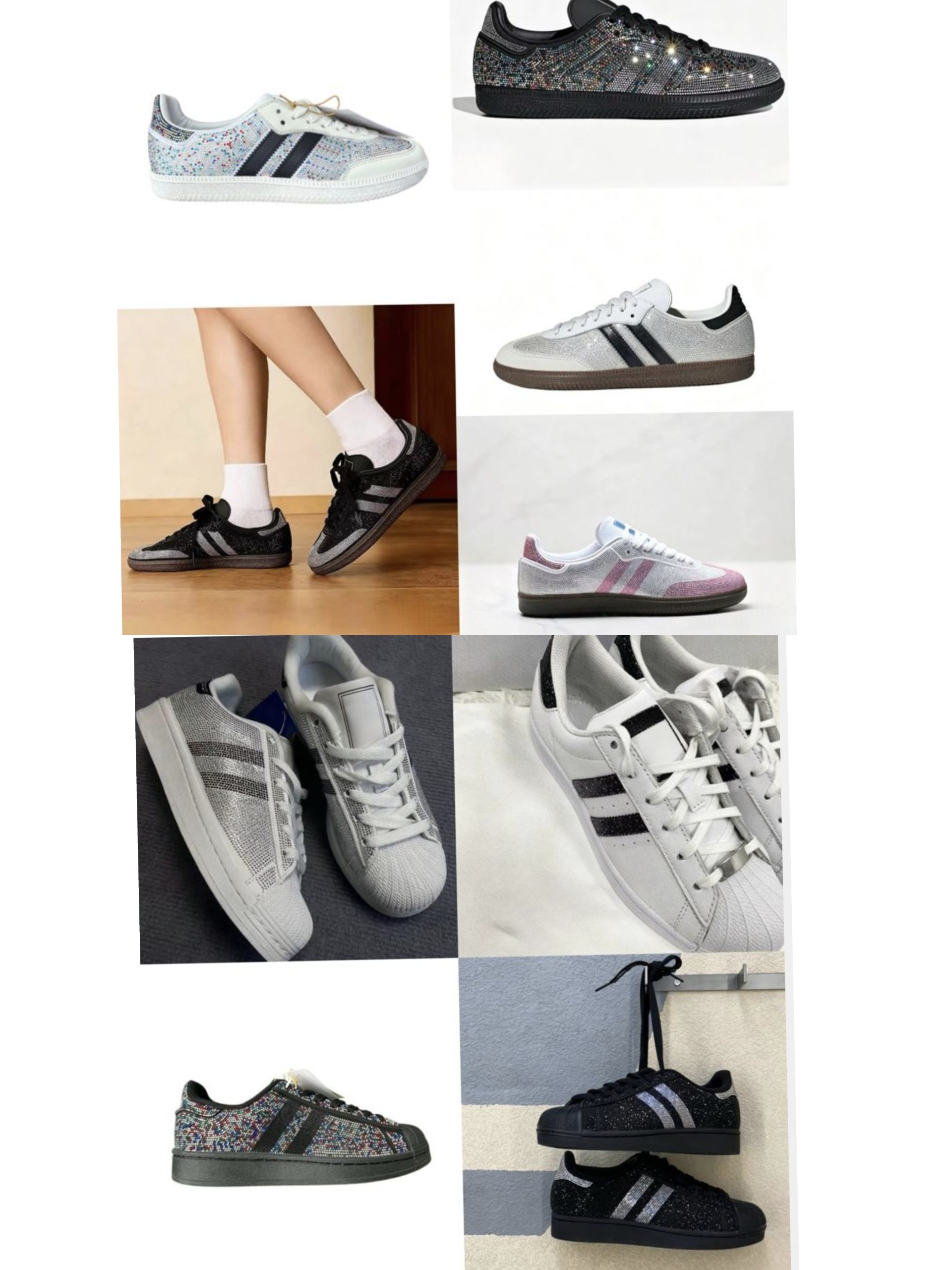 Zapatillas Adidas Samba y Superstar brillo 37€‼ ✨