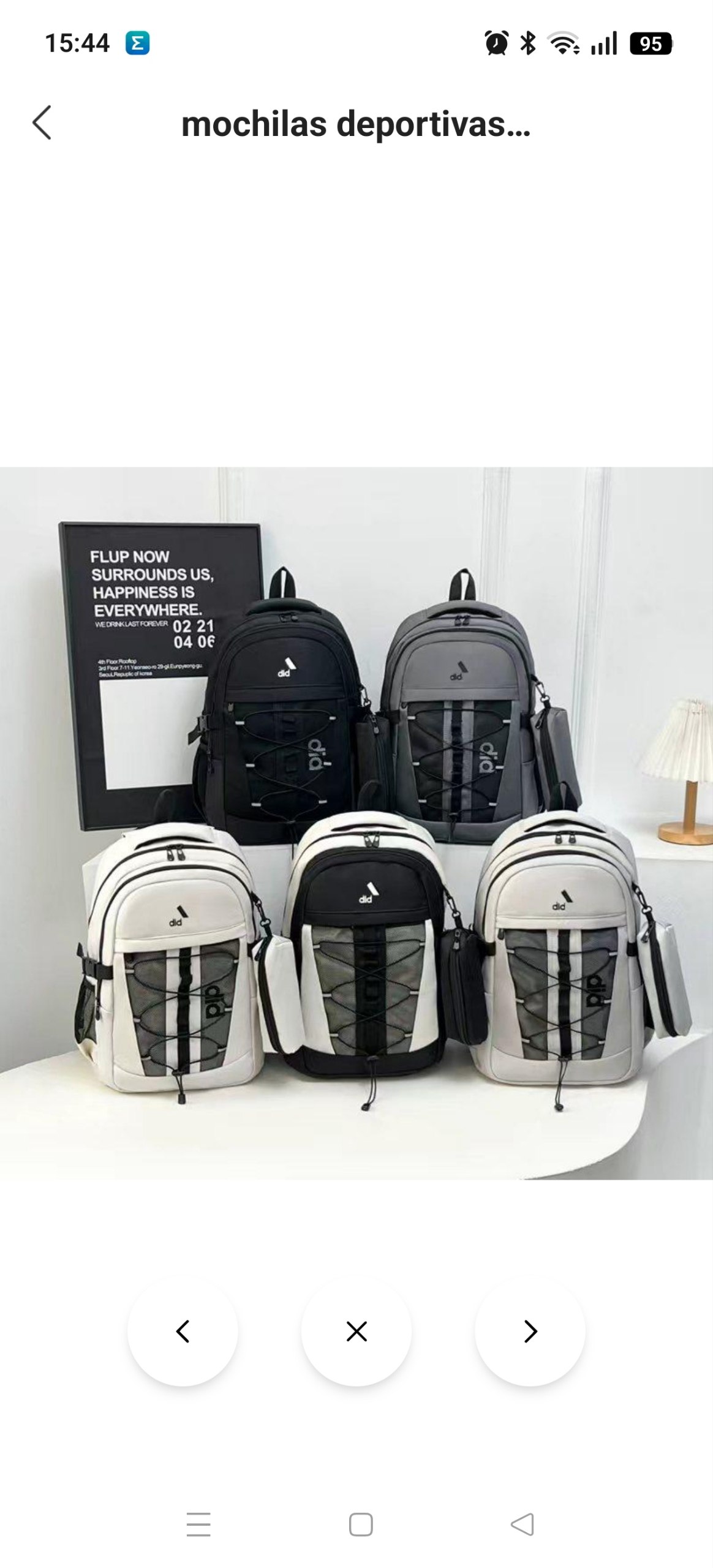 Mochila deportiva Adidas 18.31€‼ ✨