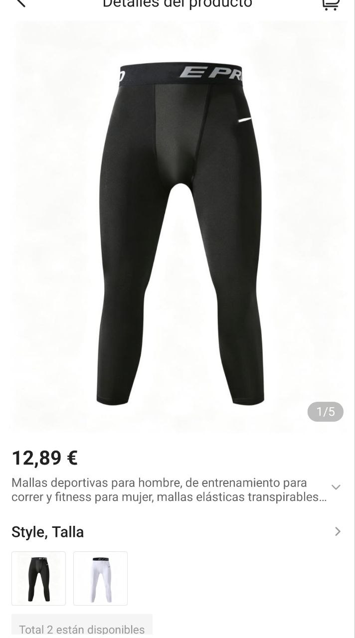 Malla deportiva hombre Nike Pro ✨
