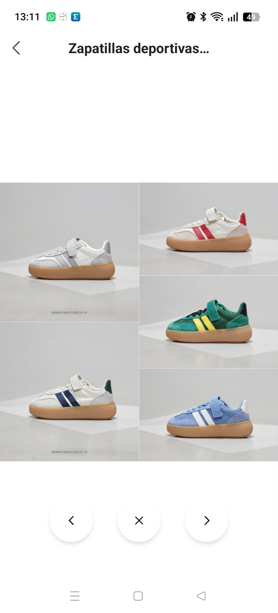 Zapatillas Niños Adidas Barreda 28.11€‼ ✨