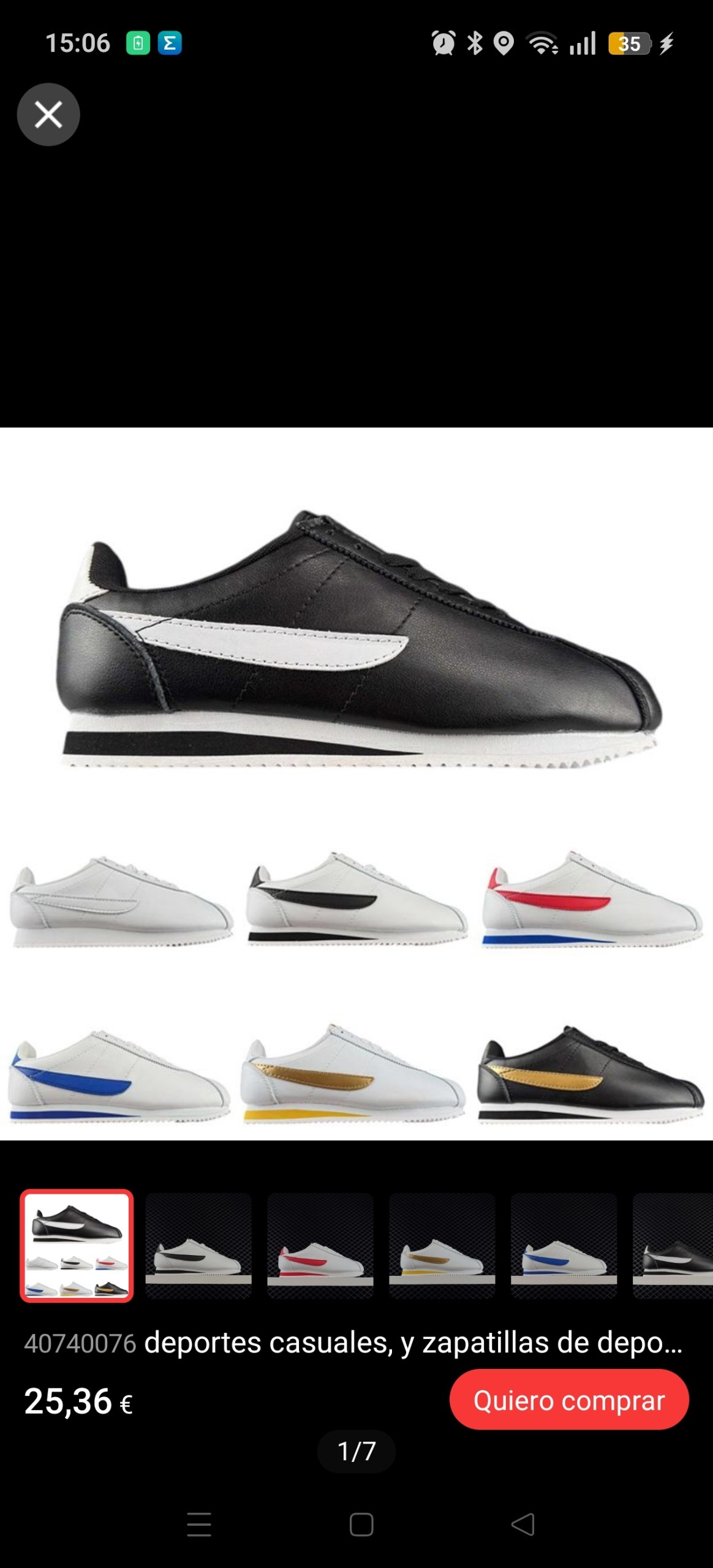 Zapatillas Nike Cortez ( Yep) 25.36€‼ ✨