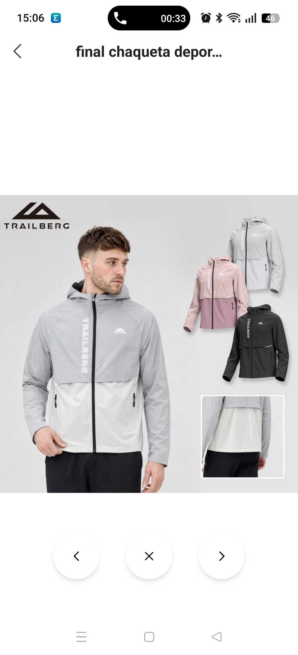 Chaqueta deportiva Trailberg 28.16€‼ ✨
