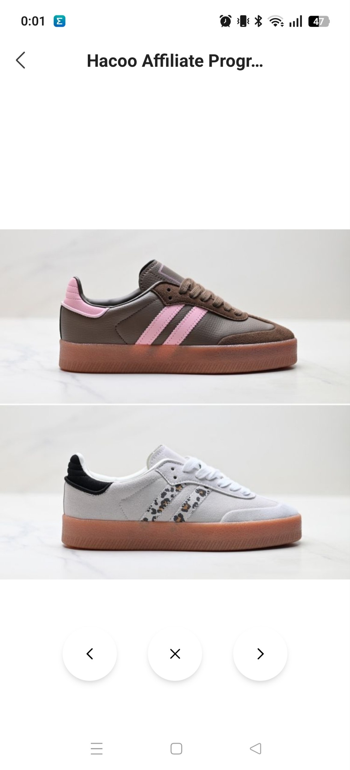 Zapatillas Adidas Sambae 46.99€‼ ✨