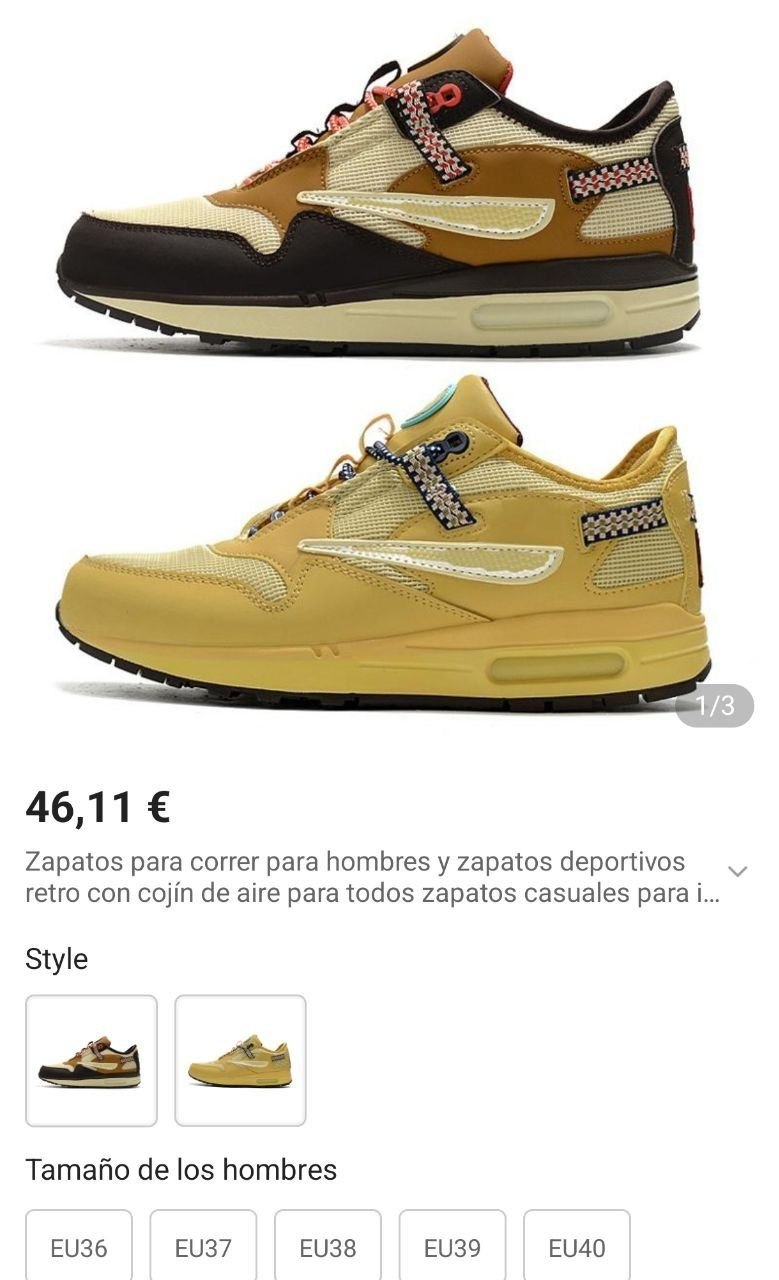 Nike Air Max 1 x Travis Scott ✨