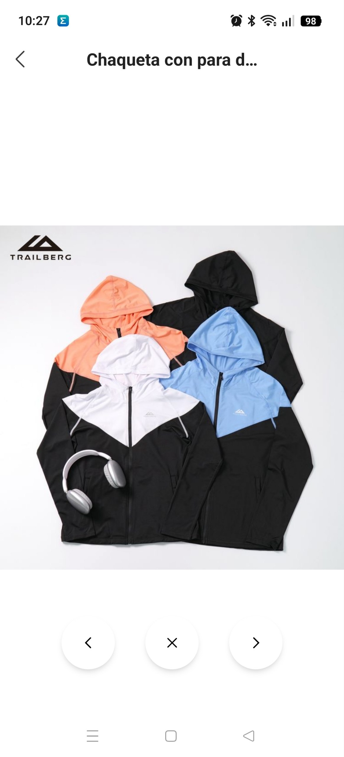 Chaqueta deportiva Trailberg 19.24€‼ ✨