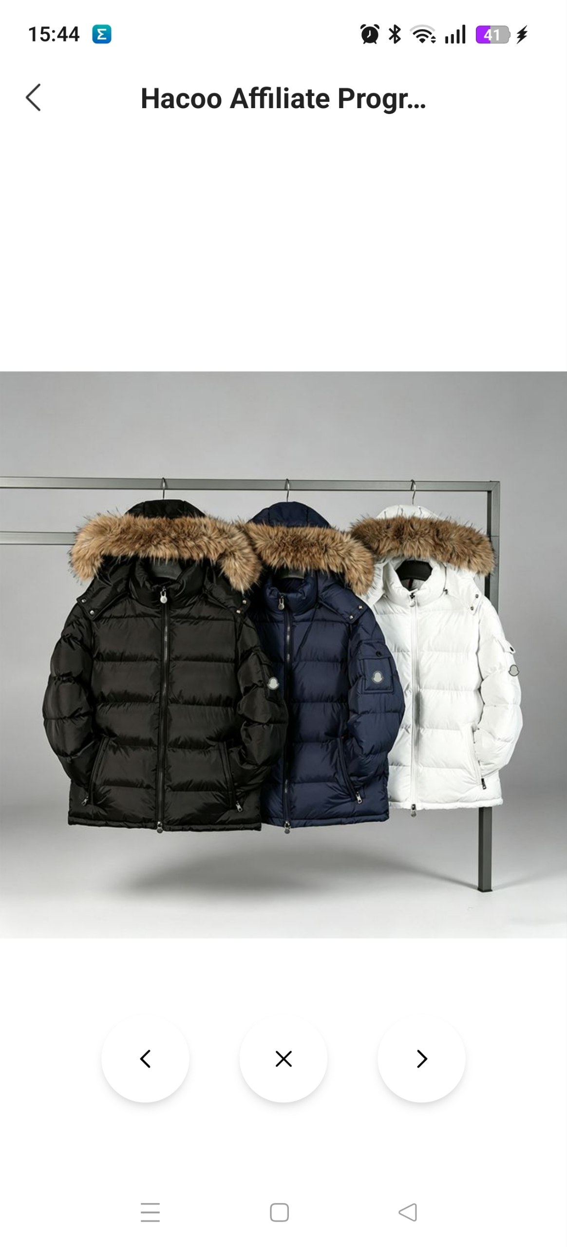Abrigo Moncler 50.10€‼ ✨