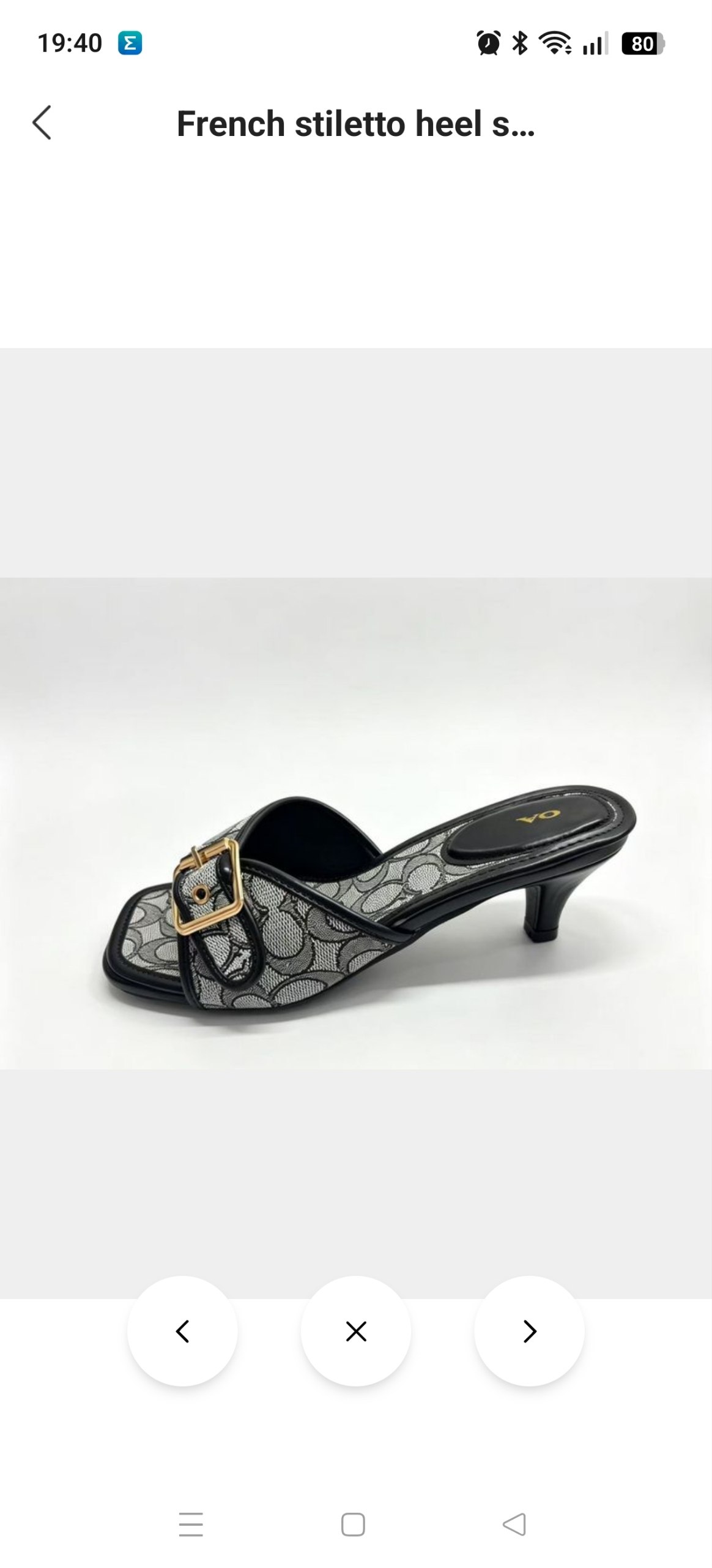 Sandalias tacón Coach 28.51€‼ ✨