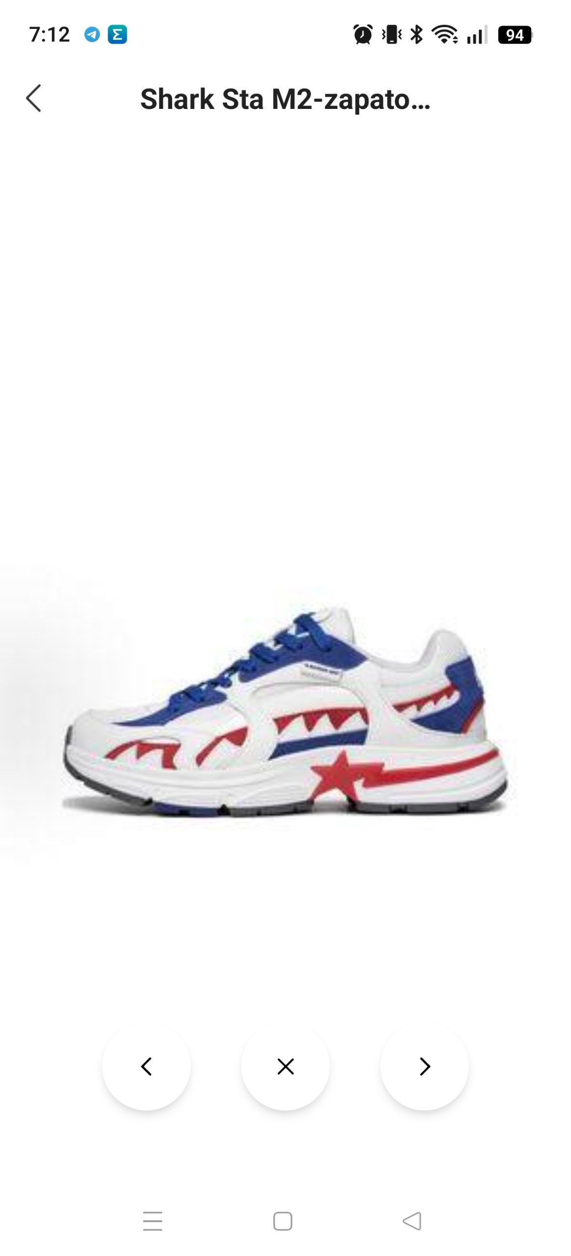 Zapatillas Bape Shark Sta ✨