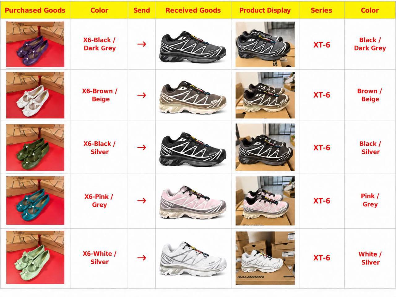 Salomon XT-6, Nike Jordan 4, Air Max 95 y P-6000 en Hacoo ‼ ENLACE CAMUFLADO, el producto correcto es el que aparece en la imagen guía que comparto, es decir, el producto que te llegará es el que apar