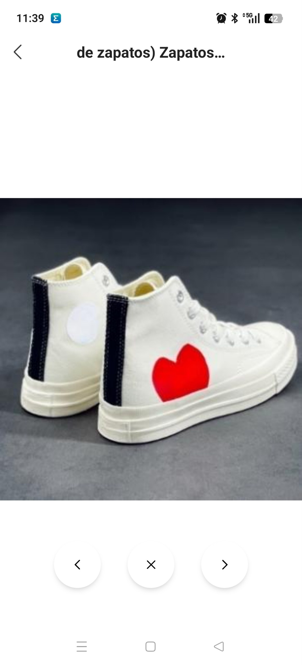 Zapatillas Converse Comme des Garcons 30.69€‼ ✨