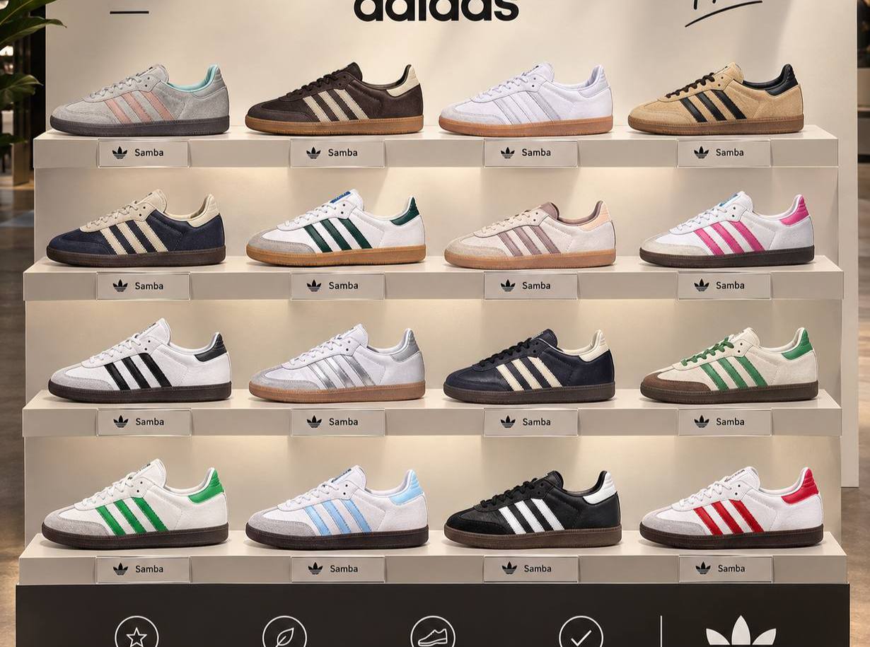 Adidxs samba clásicas en 20 colores ✨