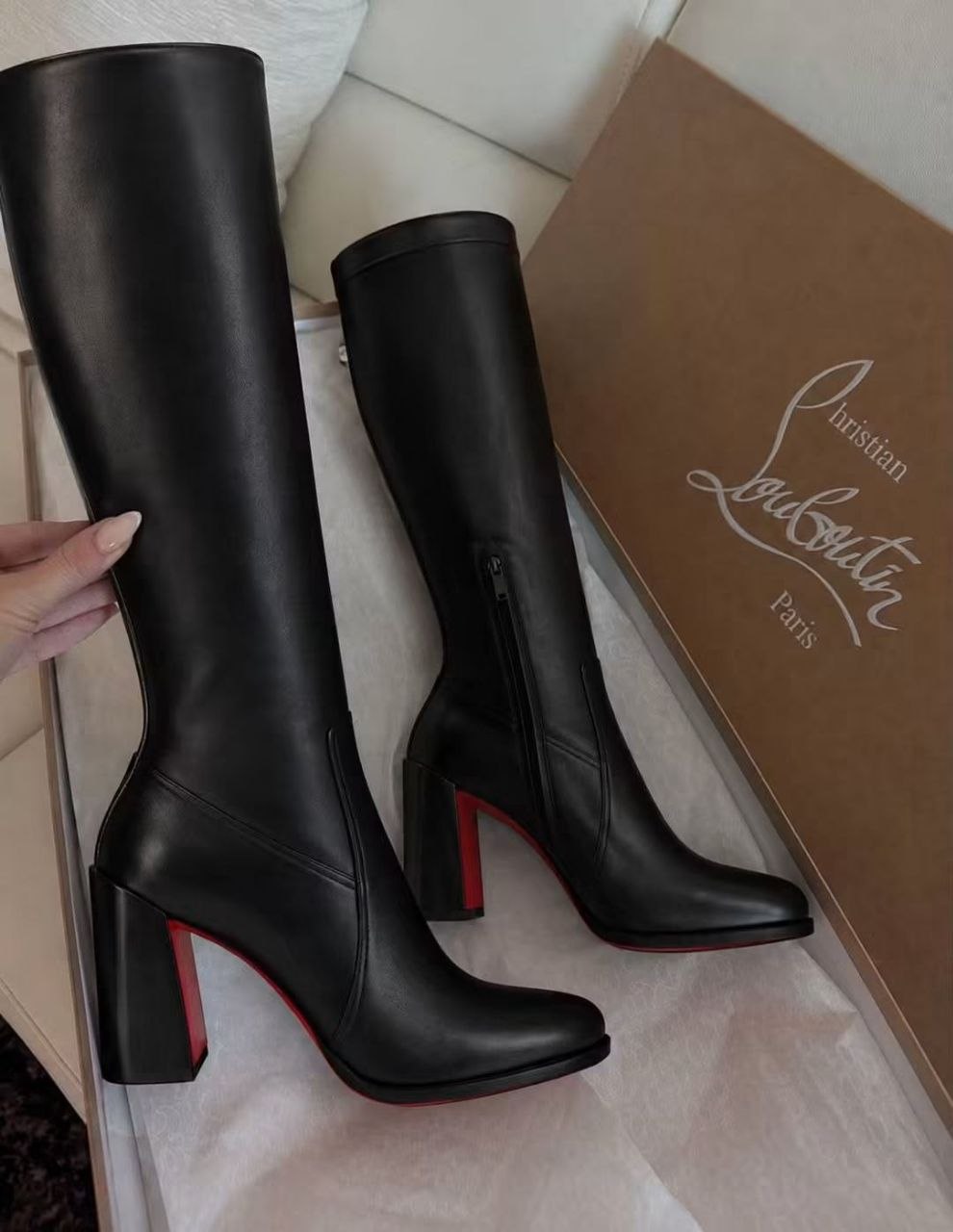 👢 Christian Louboution Boots ✨