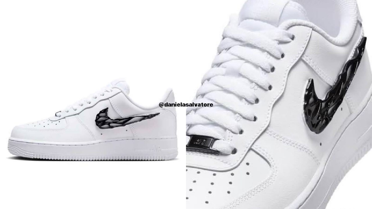 NIKE AIR FORCE 1 LIQUID METAL SWOOSH(yepex) ✨