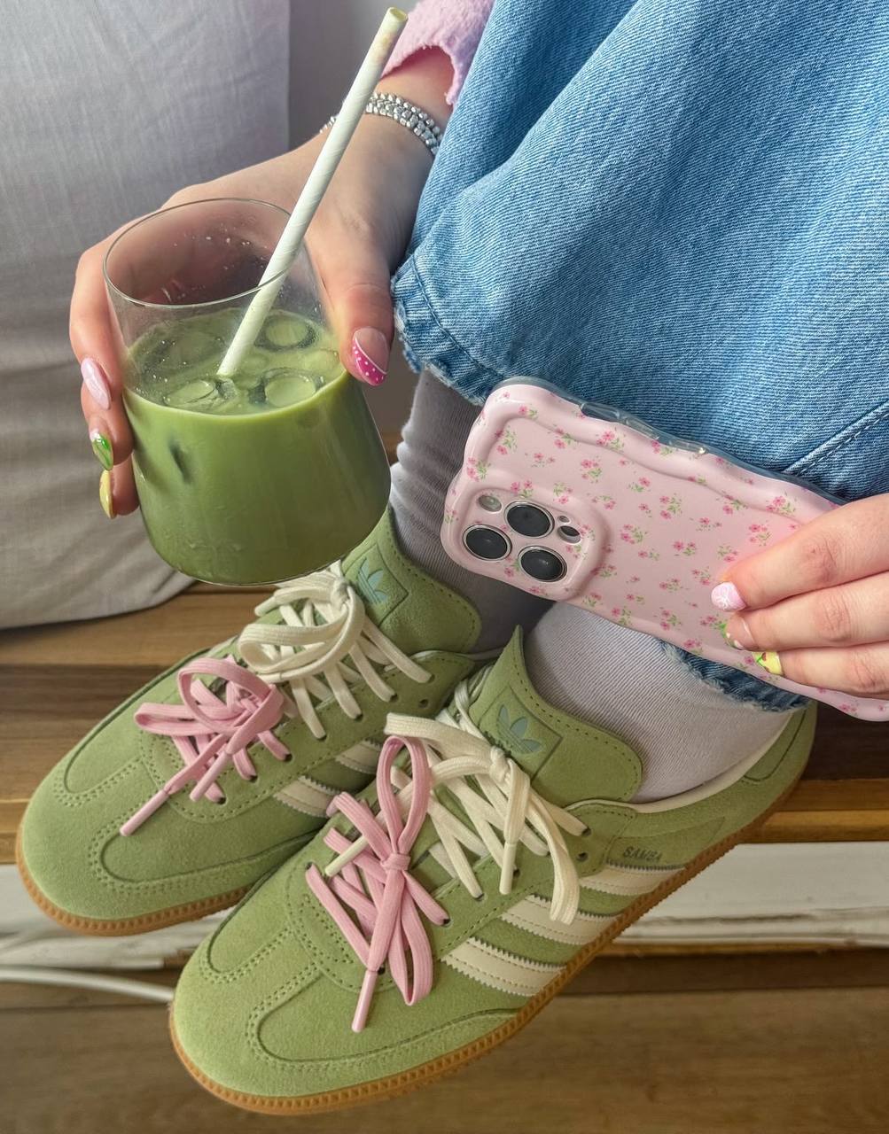Zapatillas Adidas Samba Molly Mae Matcha. ✨💫 ✨