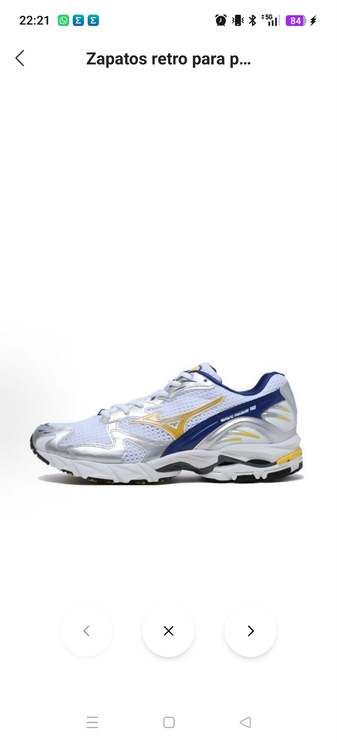Zapatillas Mizuno Wave Rider 10 ✨