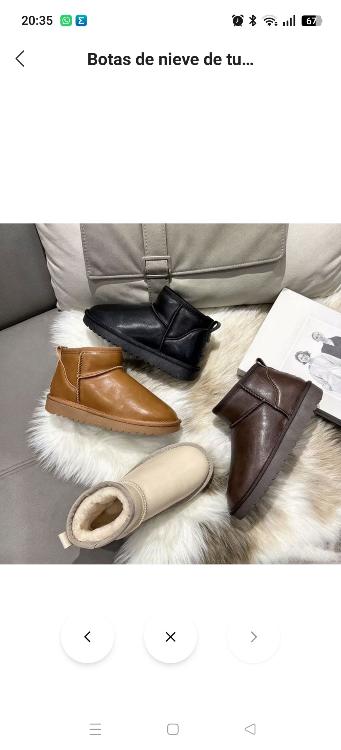 Bota impermeable Ugg 20.54€‼ ✨