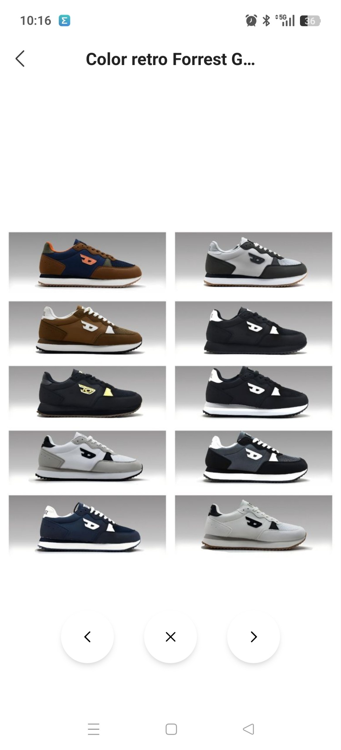 Zapatillas Diesel 35.46€‼ ✨