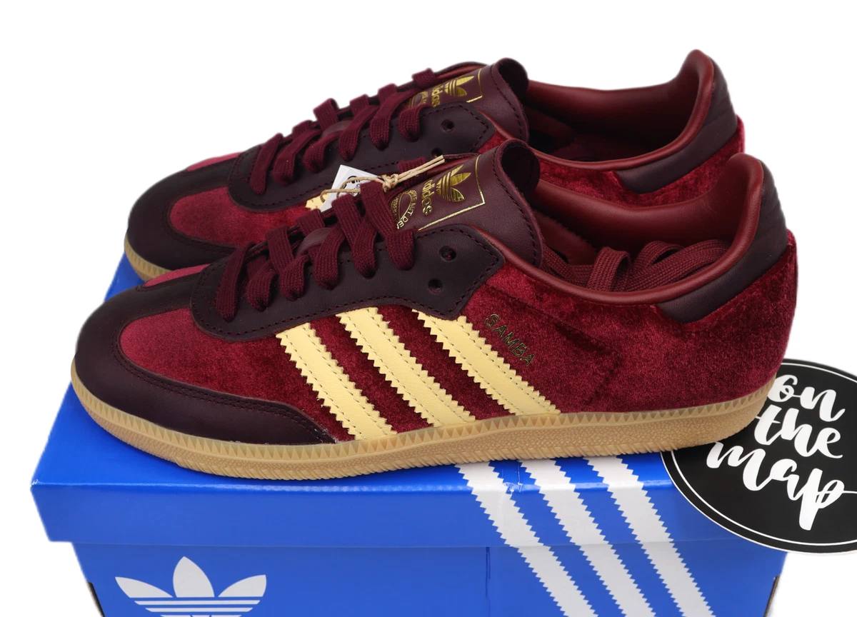 Zapatillas Adds Samba Velvet Burgundi ✨