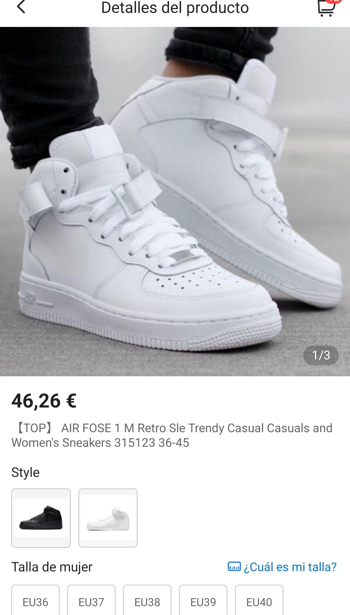 Nike Air force 1 Mid ( Bota ) ✨