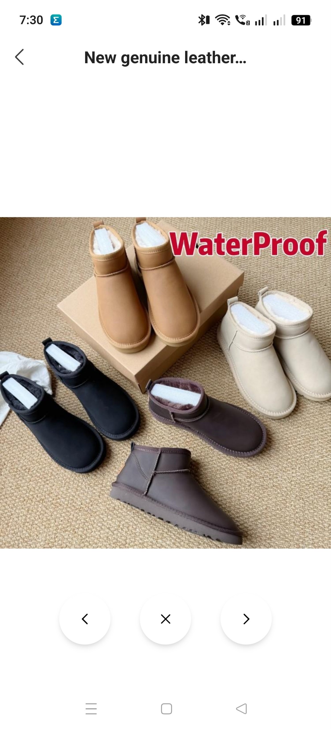 Bota Ugg Waterproof 25.43€‼ ✨