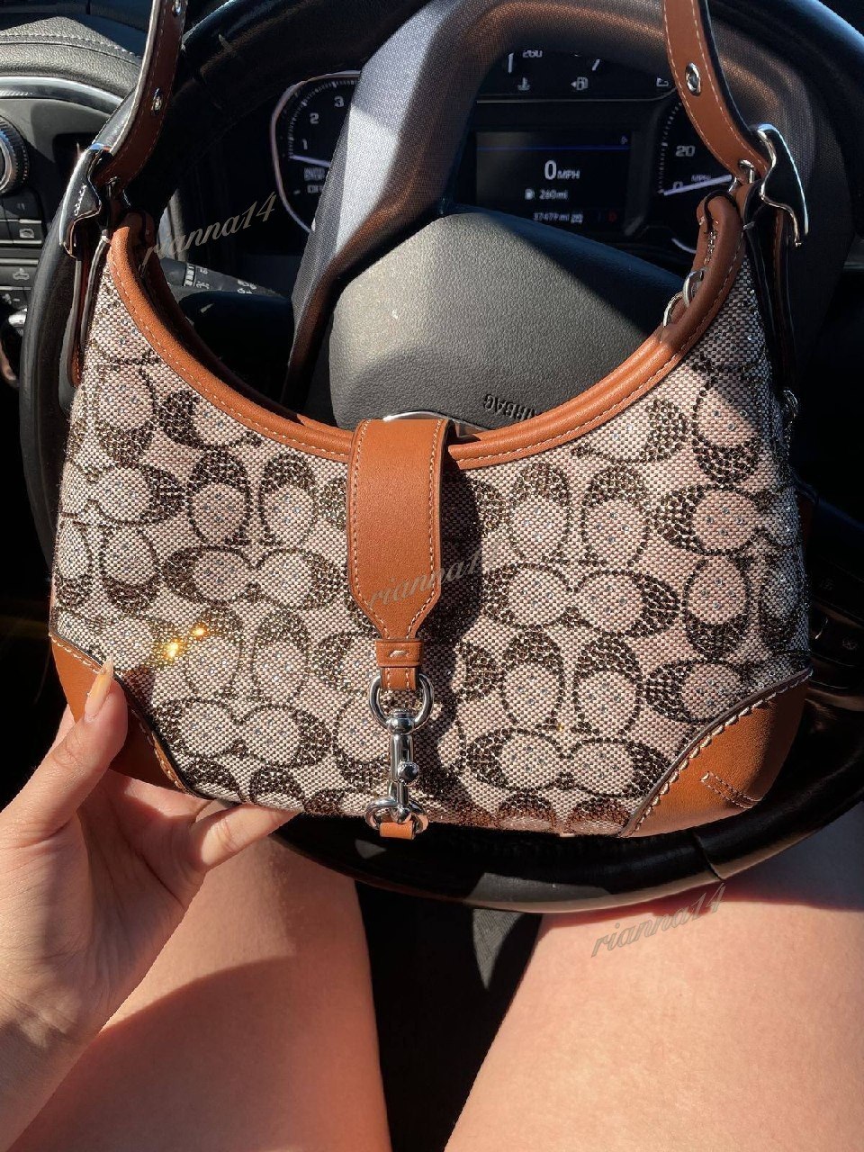 Bolso Coach Crystal Signature. ✨💫 ✨