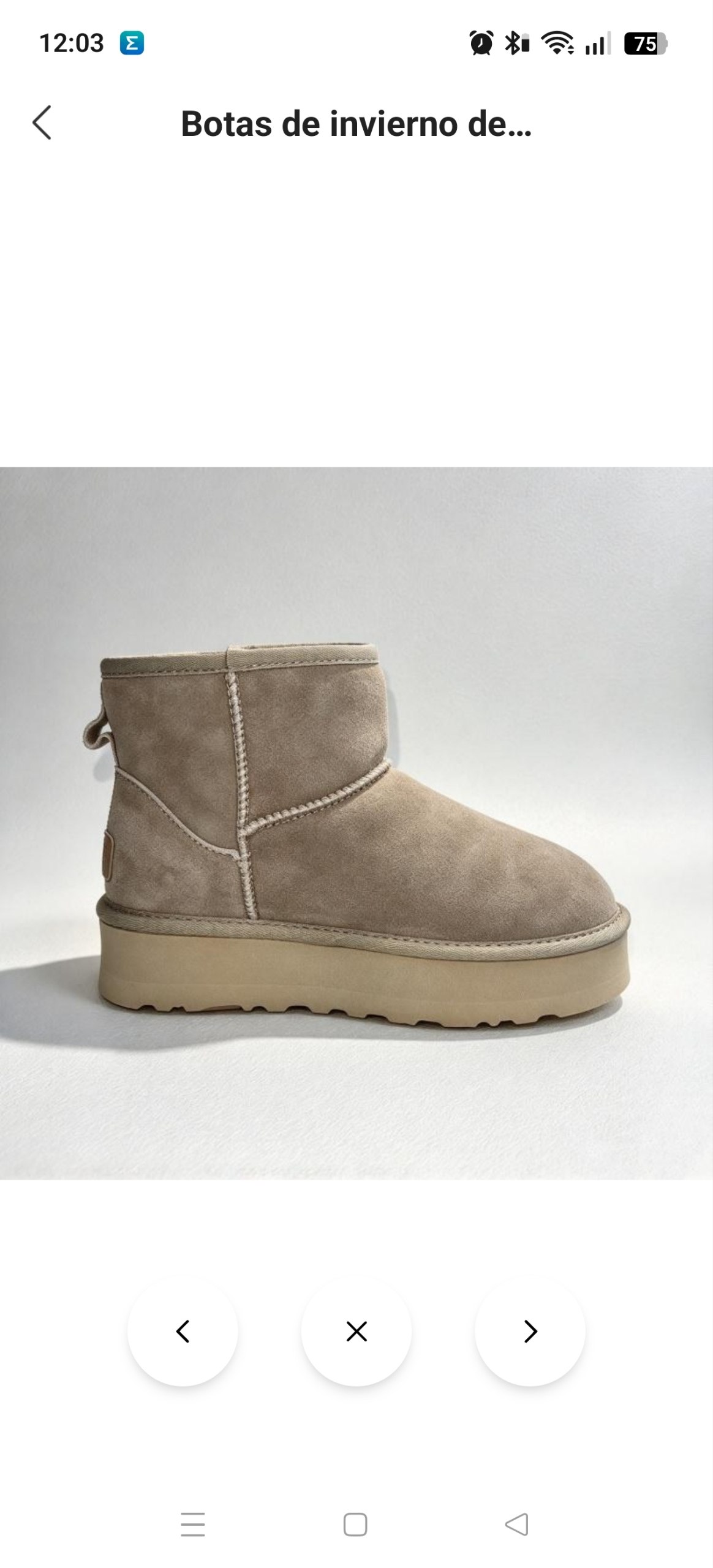 Bota plataforma Ugg 41.2€‼ ✨
