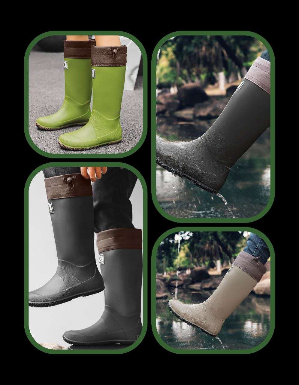 Couples rain boots ✨