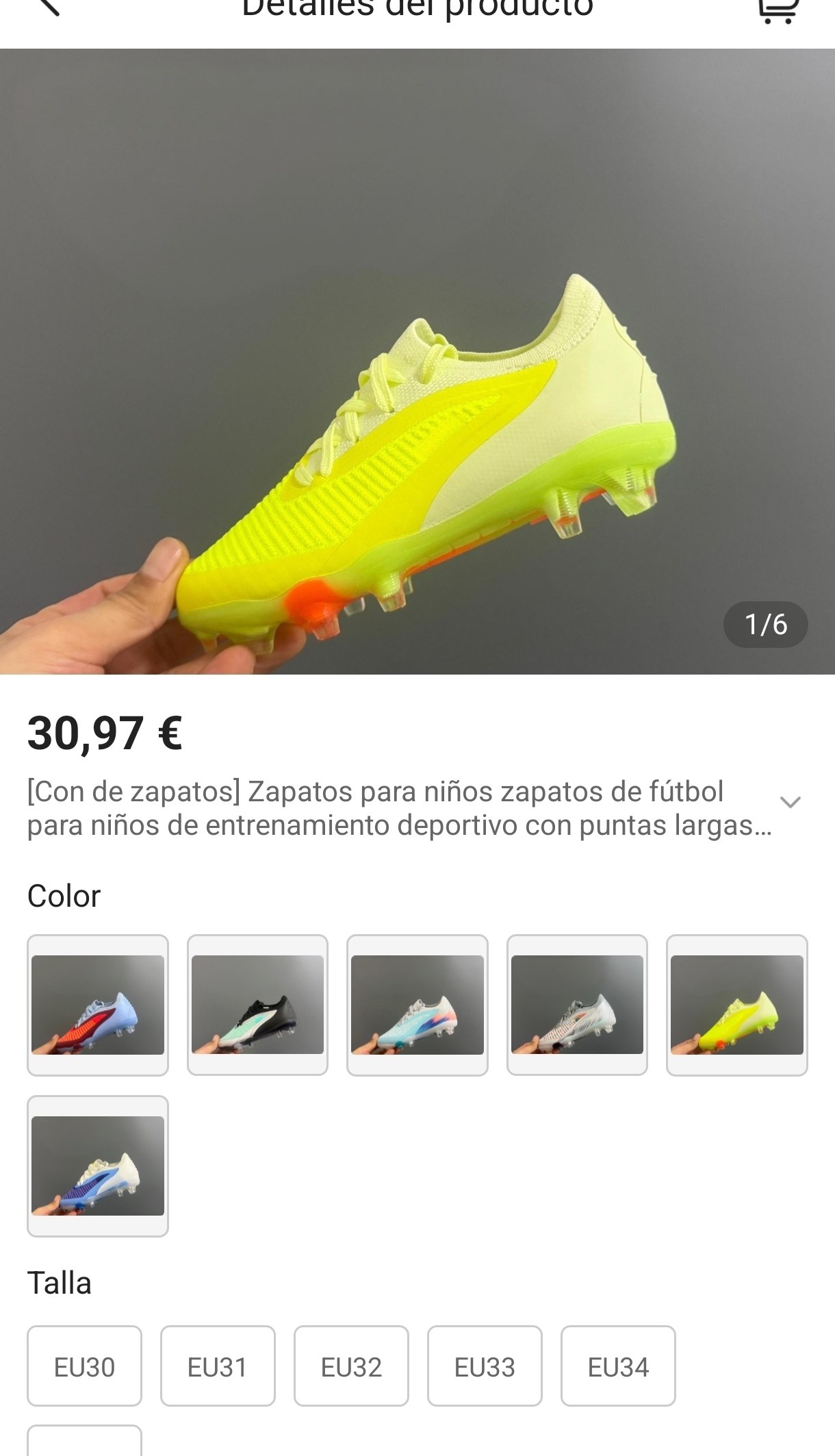 Botas futbol Nike Phantom niños ✨