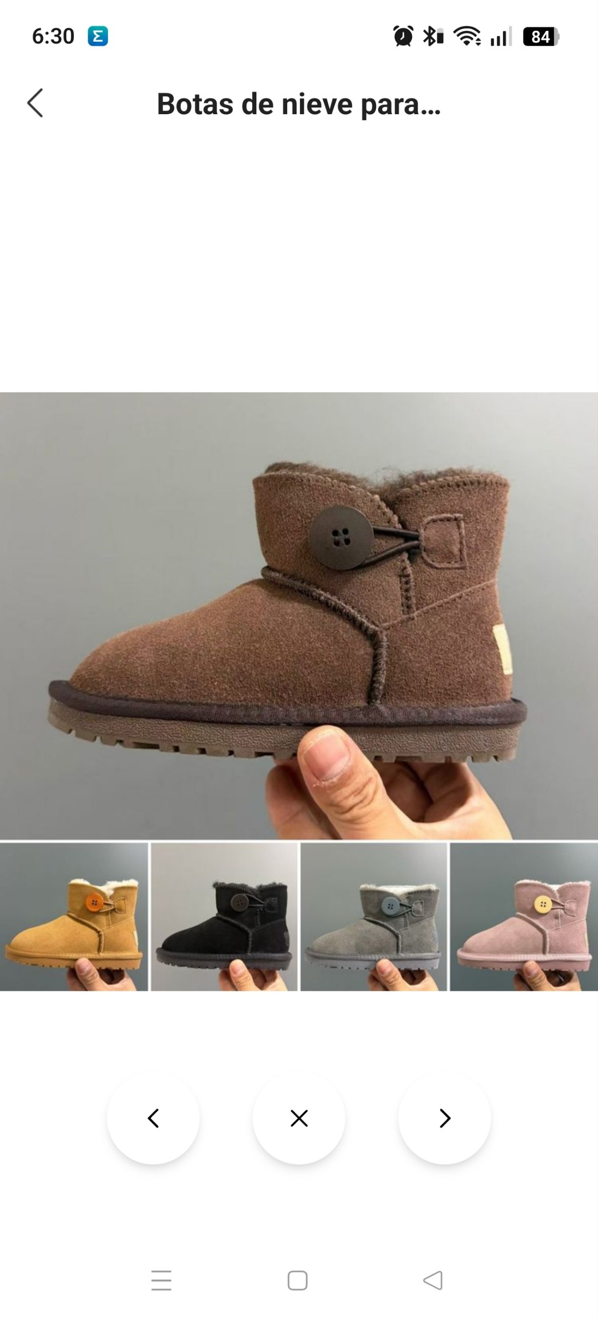 Bota niños Ugg ✨