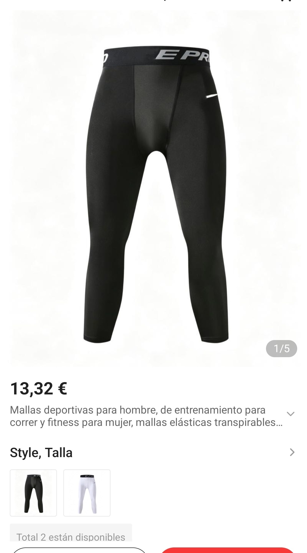 Malla deportiva hombre Nike ✨
