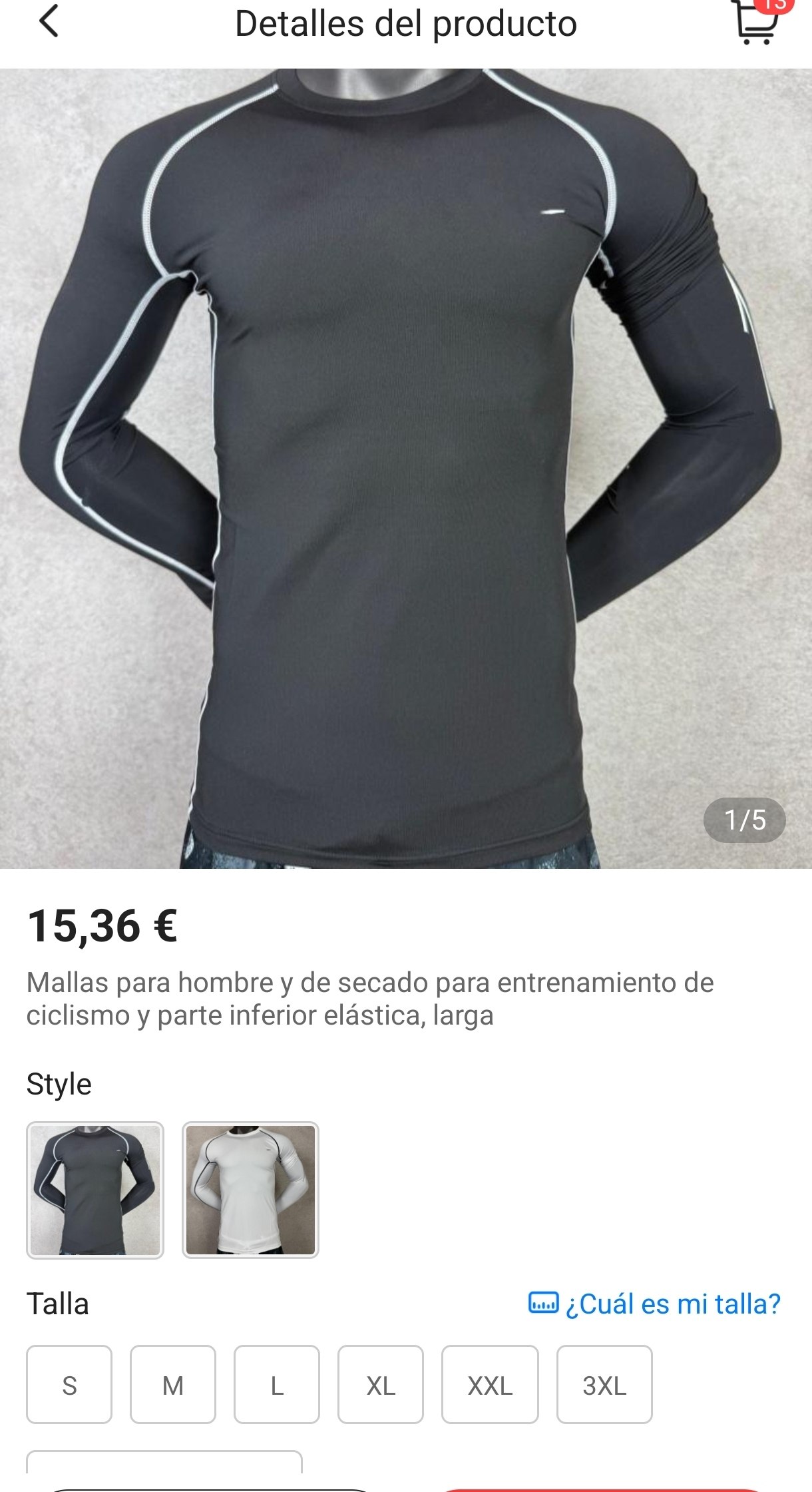 Camiseta deportiva hombre Nike ✨