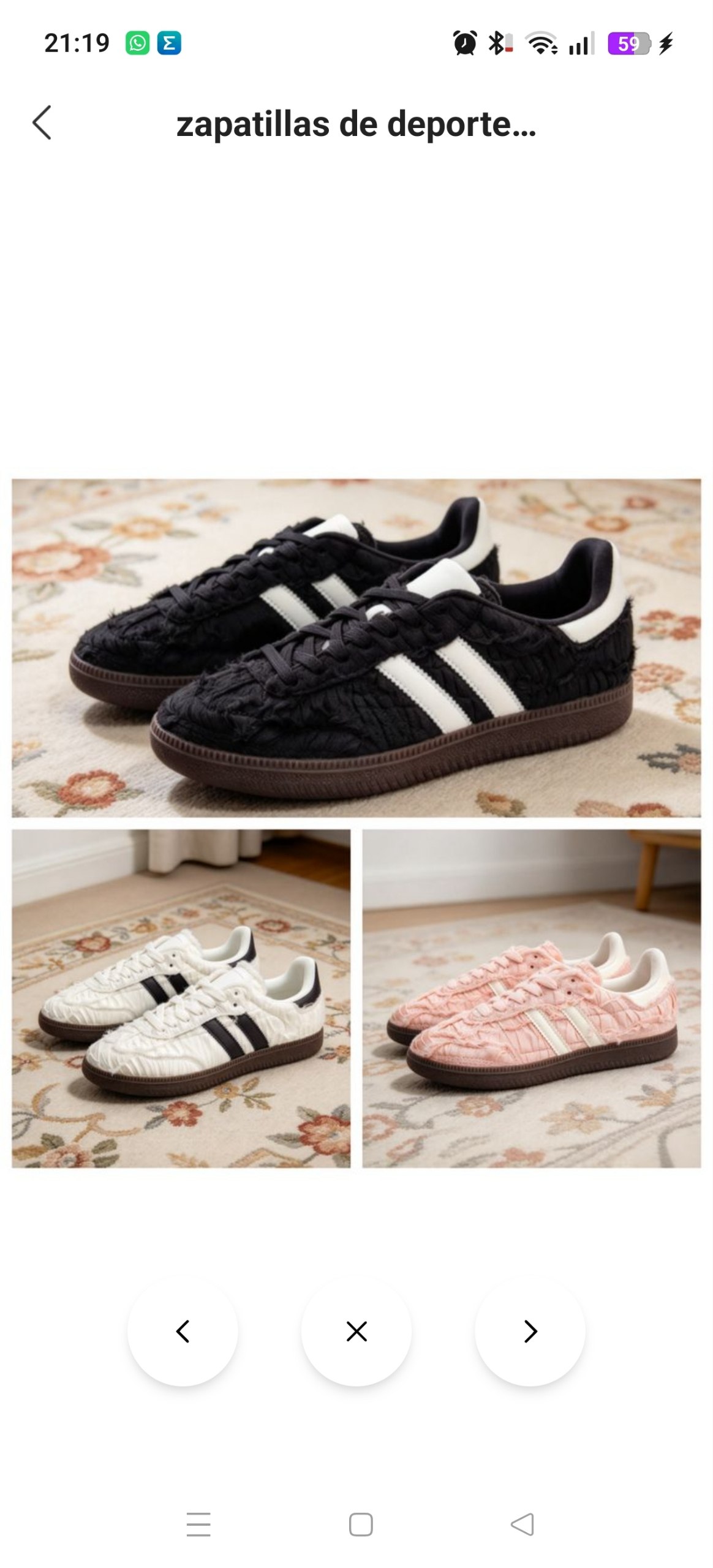 Zapatillas Adidas Samba x Caroline Hu x Clot 37.79€‼ ✨