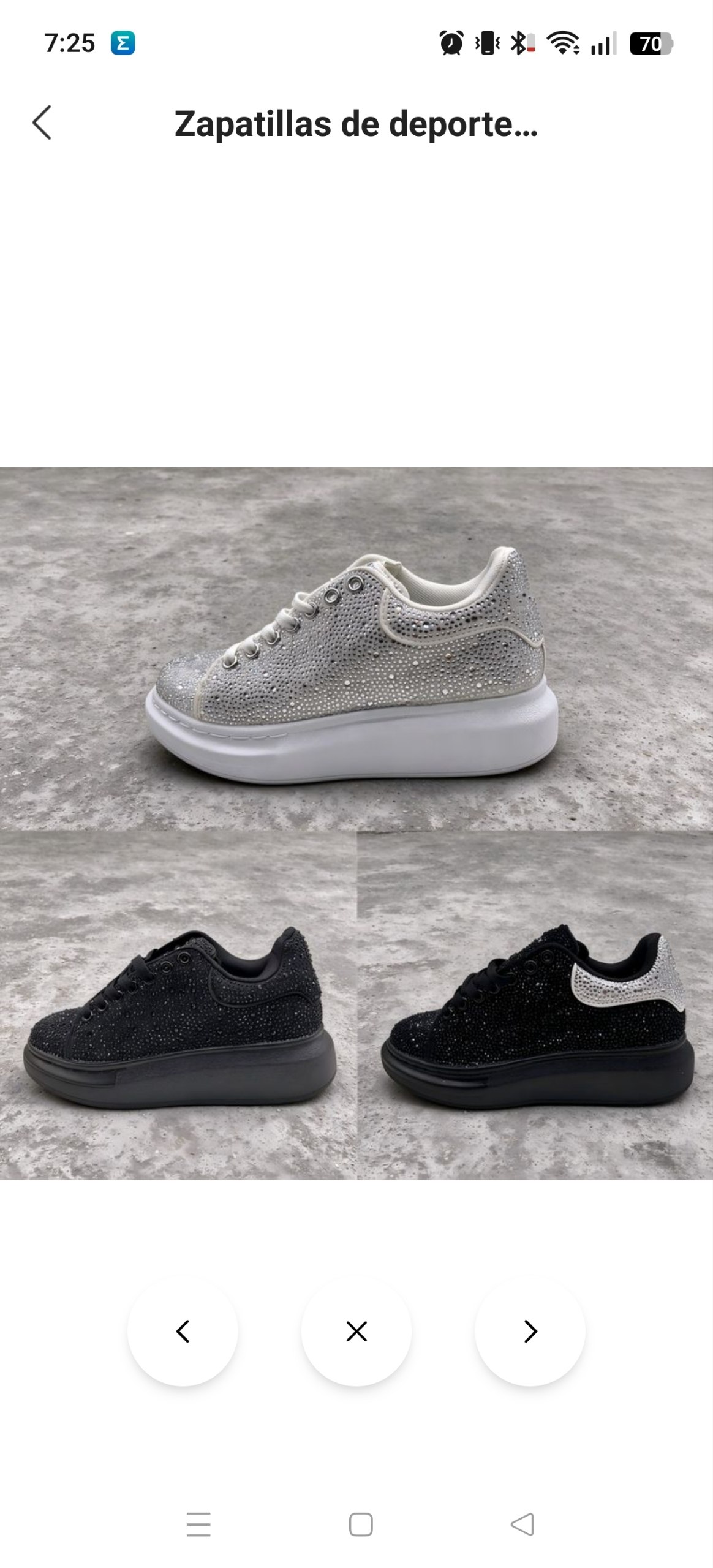 Zapatillas Alexander McQueen Crystal 65.14€‼ ✨