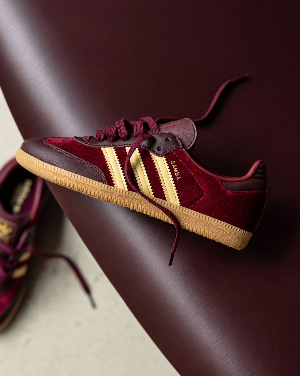 Zapatillas Adidas Samba Maroon ✨💫 ✨